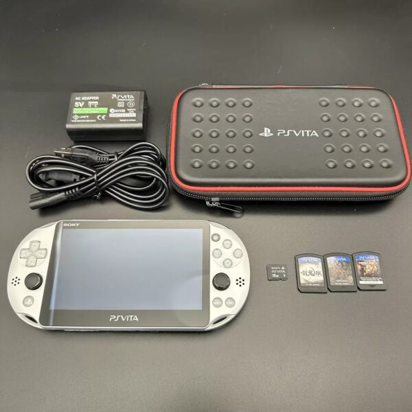 PS Vita PCH-2000 Sony Playstation Console Unlimited games & case Used - Image 8