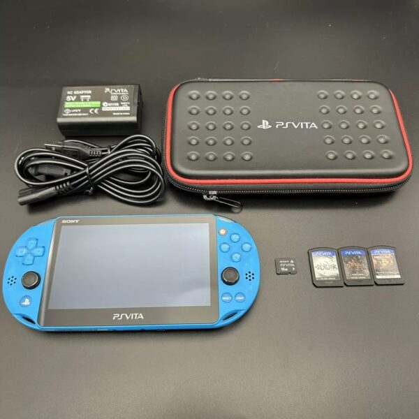 PS Vita PCH-2000 Sony Playstation Console Unlimited games & case Used - Image 5
