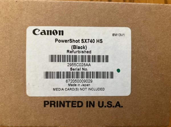 Canon Powershot Sx740 Hs 20.3Mp Point & Shoot Digital Camera Black - Image 4