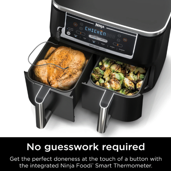 Ninja® Foodi® 6-in-1 Smart 10-qt. 2-Basket Air Fryer - Image 3